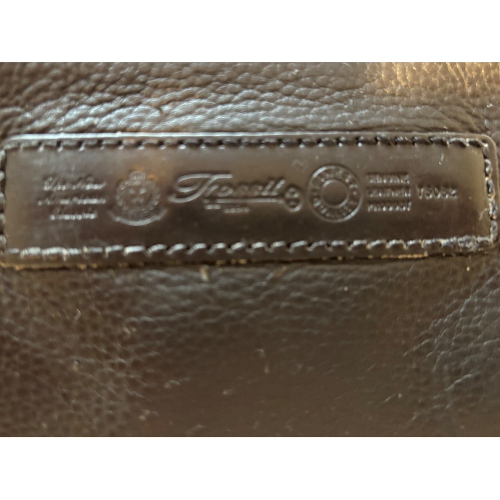 Fossil Vtg 1954 Black Pebbled Leather Shoulder Bag. Adjustable straps. Classic‎ - Picture 14 of 15